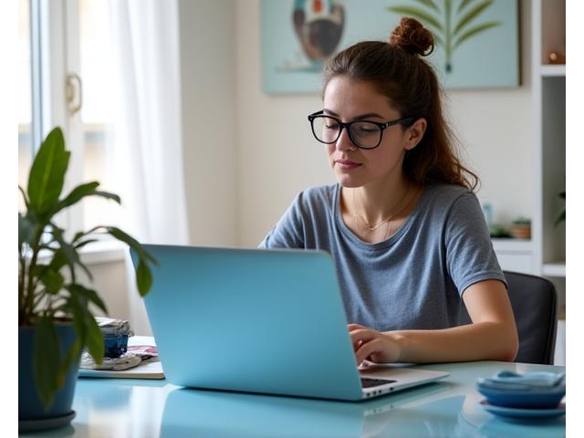 Retrato de un freelancer de 35 años que ha mejorado su productividad y bienestar personal gracias a un plan personalizado con Travesía Plena.